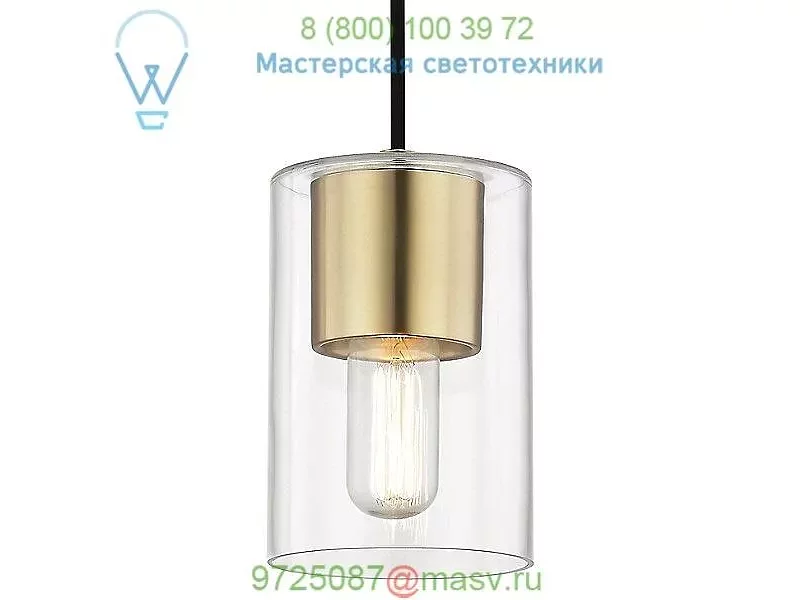 Lula Pendant Light H135701-AGB Mitzi - Hudson Valley Lighting, светильник