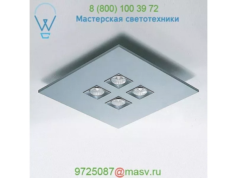 Polifemo 4-Light Square Flush Mount Ceiling Light  ZANEEN design, светильник