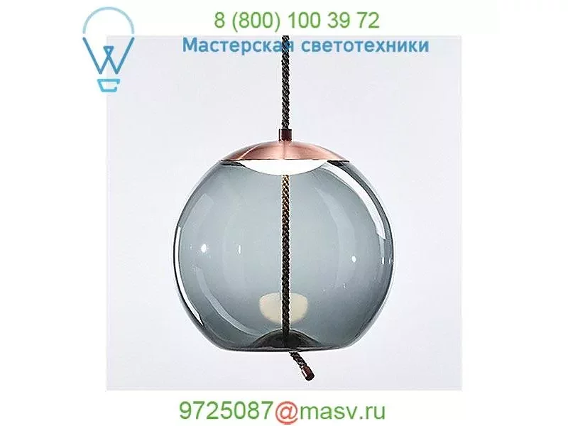 Brokis PC1016-CGC38-CGSU66-CCS69-CCSC897-CEB982-CRP970 Knot Sfera LED Pendant Light, светильник