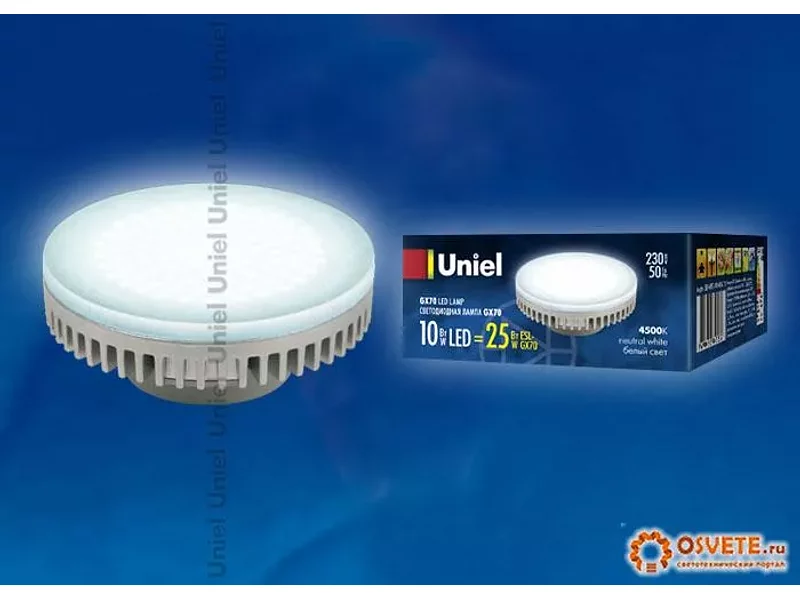 Светодиодная лампа GX70 10W для замены КЛЛ