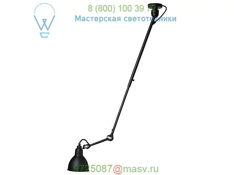 DCW &eacute;ditions No 302 BL-BL La Lampe Gras No 302 Pendant Light, подвесной светильник