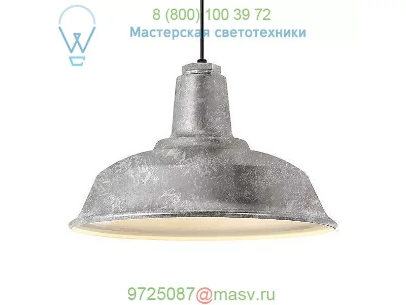 Troy RLM Lighting 5DRH14MBK-BC Heavy Duty Indoor/Outdoor Pendant, уличный подвесной светильник