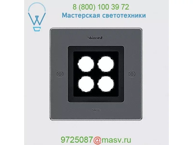 Ego Recessed Square Outdoor LED Floor Light Artemide USC-T4002SPW08, уличный торшер