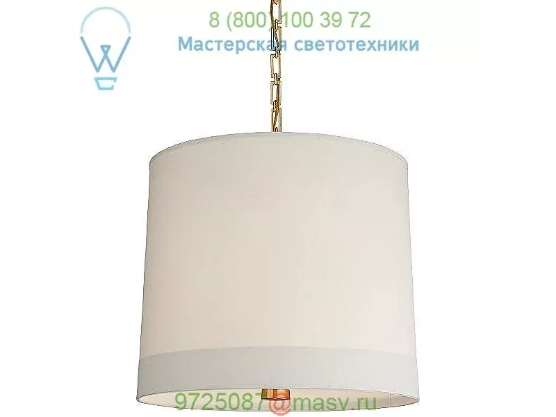Simple Banded Drum Pendant Light Visual Comfort BBL 5110BZ-S, светильник