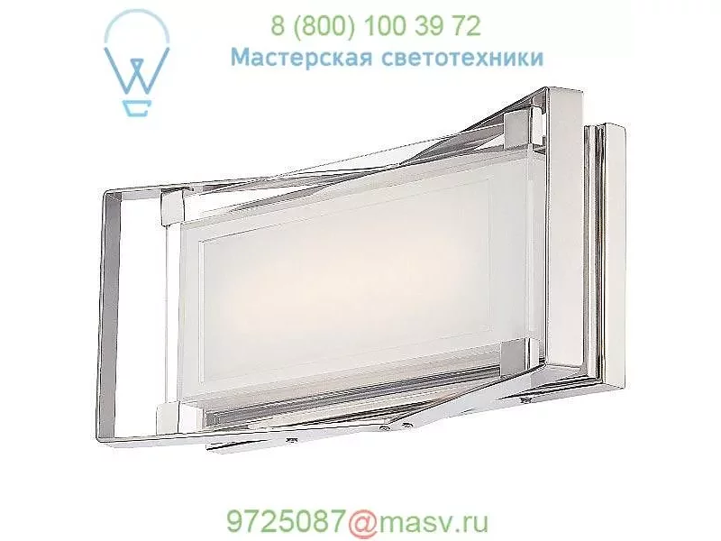 Crystal-Clear LED Bath Light P1182-613-L George Kovacs, светильник для ванной