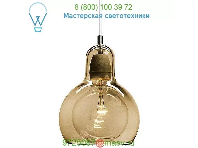 AT-200630-UL-WHITE-FABRIC Mega Bulb Lustre Pendant Light &amp;Tradition, светильник