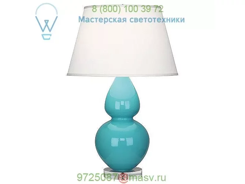 A606 Double Gourd Lucite Table Lamp - Large Robert Abbey, настольная лампа