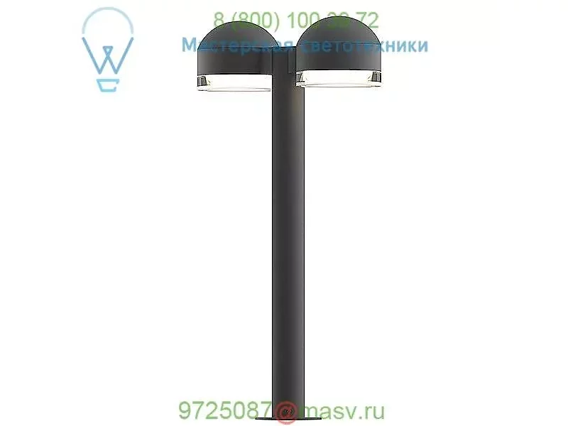 SONNEMAN Lighting 7306.DC.DL.72-WL Reals LED Double Bollard - Dome Cap, ландшафтный светильник