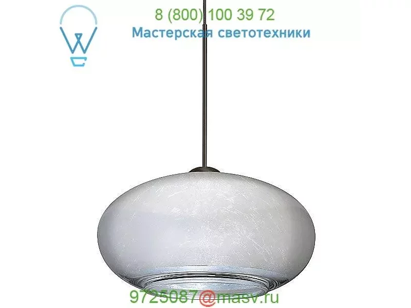 Besa Lighting Brio 7 One LightPendant Light 1XT-2492GF-BR, светильник