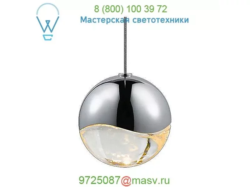 Grapes 9 Light LED Round Multipoint Pendant SONNEMAN Lighting 2916.01-SML, светильник