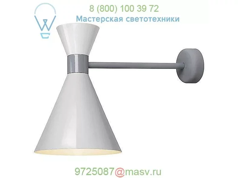 Mid Century Wall Sconce Troy RLM Lighting MC10MBLUWT2MCA18WT, настенный светильник