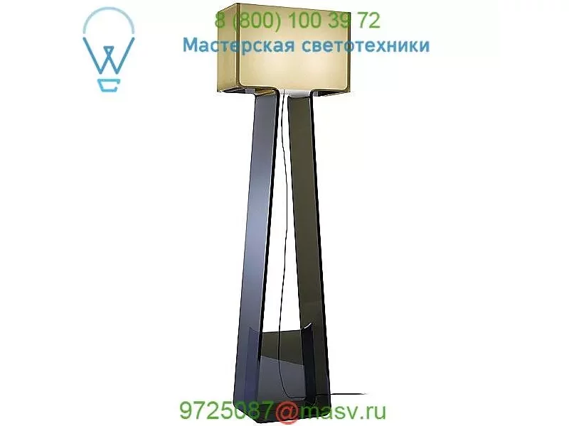 Pablo Designs TT 60 WHT/CLR Tube Top Floor Lamp, светильник