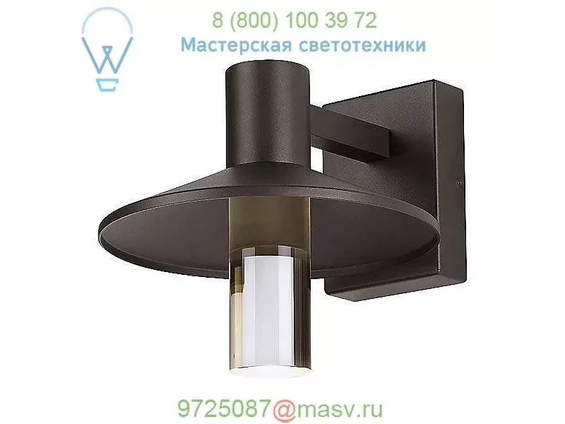 700OWASHL9308CZUNVPC Tech Lighting Ash Cylinder Outdoor Wall Light, уличный настенный светильник
