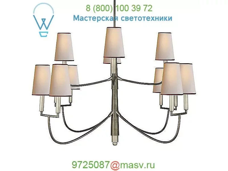 Visual Comfort TOB 5017AN-NP/RT Farlane 2-Tier Chandelier, светильник