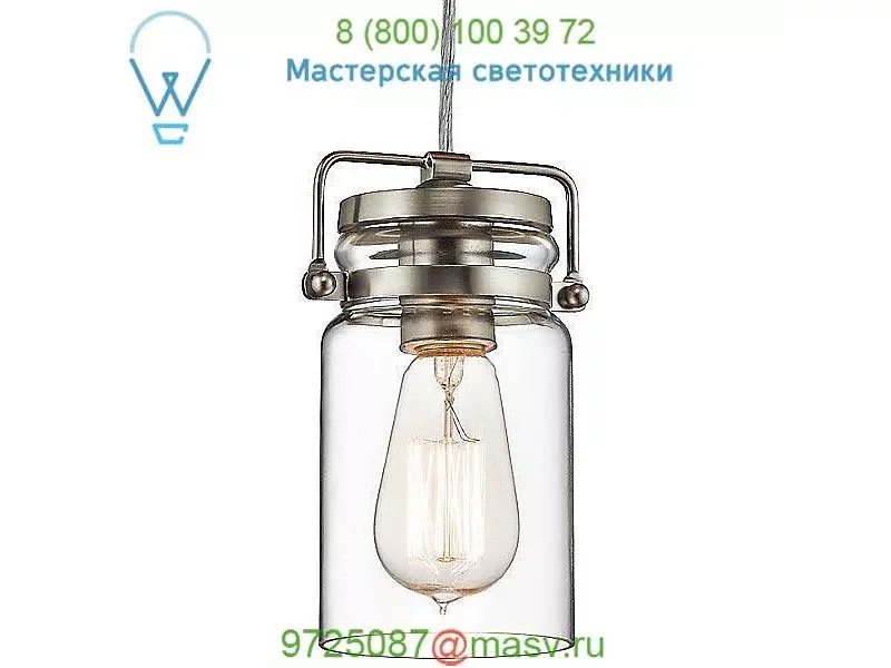 42878NI Kichler Brinley Mini Pendant Light, светильник