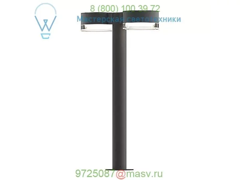 SONNEMAN Lighting Reals LED Double Bollard - Plate Cap 7306.PC.DL.72-WL, ландшафтный светильник