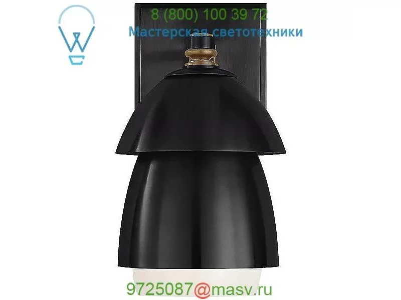 Visual Comfort TOB 2111BZ/HAB-WG Whitman Bathroom Wall Light, настенный бра