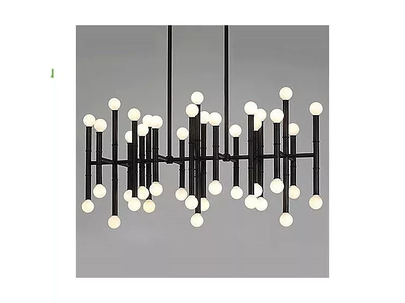 Z687 Robert Abbey Meurice Rectangular Chandelier, светильник