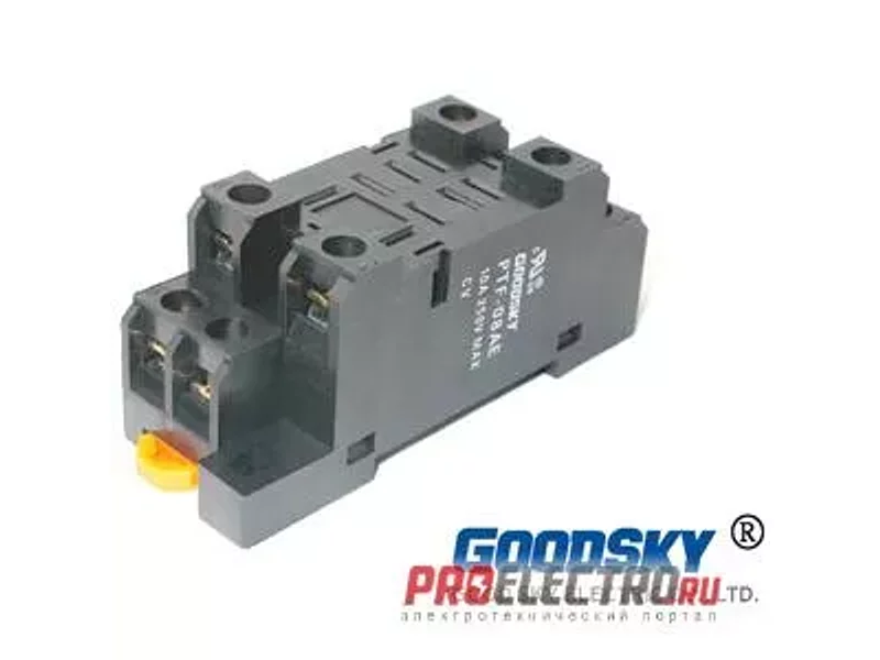 PTF-08AE Колодка DIN для реле RET-1P, 2P, Goodsky