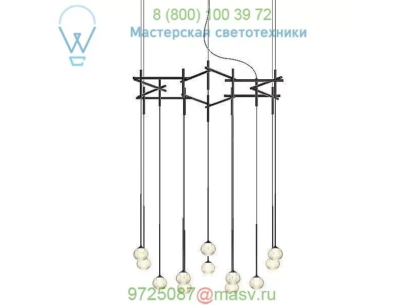 Vibia 0880-18 Algorithm Star Multilight Pendant, светильник