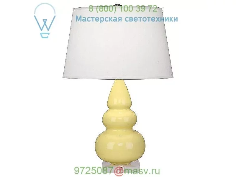 EG33X Robert Abbey Small Triple Gourd Table Lamp, настольная лампа