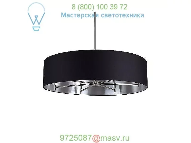 Lights Up! 9070BN-WHT Walker 7-Arm Drum Chandelier, светильник