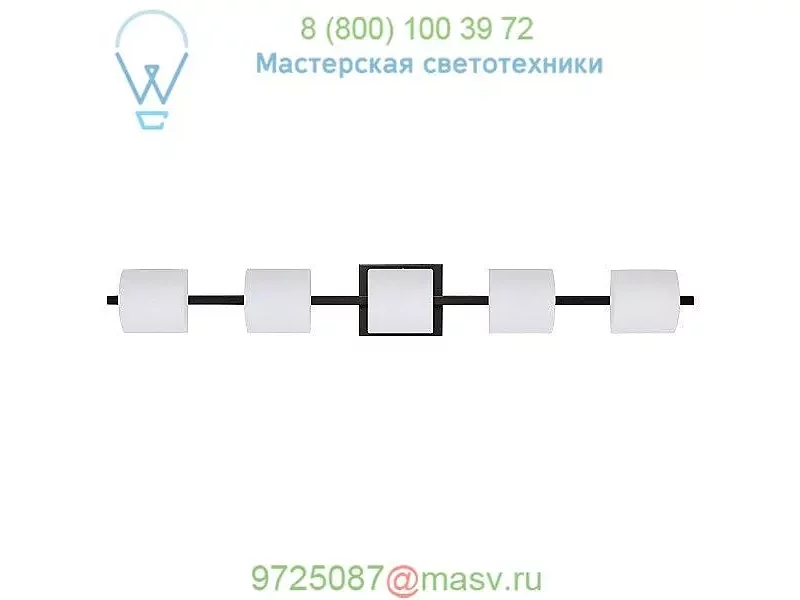 4WS-787319-SN Paolo Five Light Vanity Light Besa Lighting, светильник для ванной