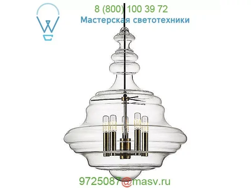 Washington Pendant Light 4016-AGB Hudson Valley Lighting, светильник
