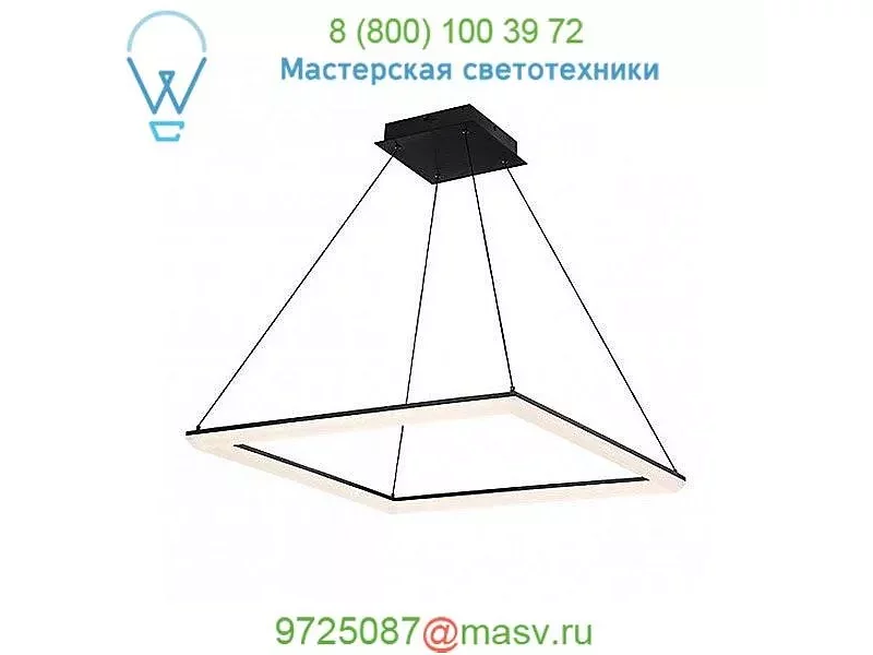DweLED Frame LED Pendant Light PD-29828-BK, светильник