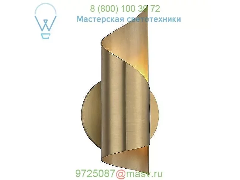 H161101-AGB Mitzi - Hudson Valley Lighting Evie Wall Sconce, настенный светильник