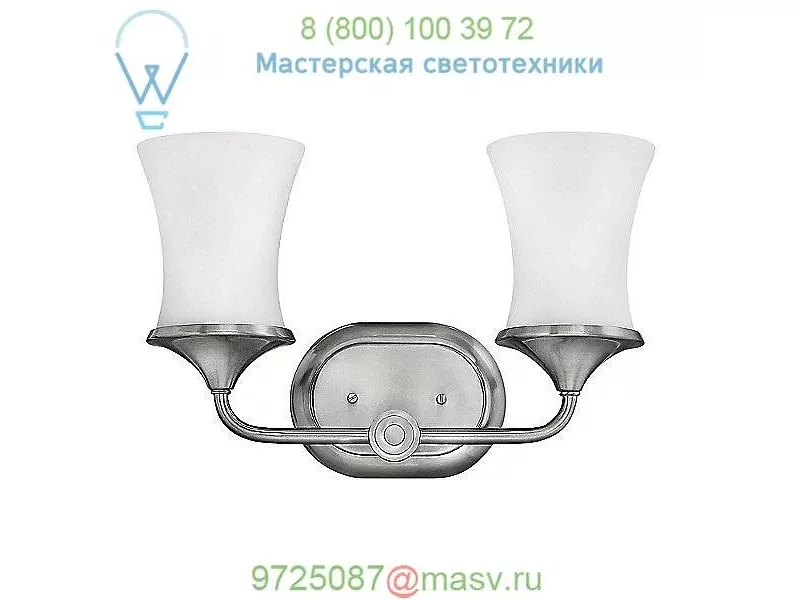 Hinkley Lighting 51802PN Thistledown 2 Light Bath Light, светильник для ванной