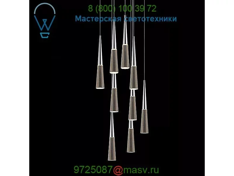 SONNEMAN Lighting 2942.01 Spire Round Cluster LED Pendant Light, светильник