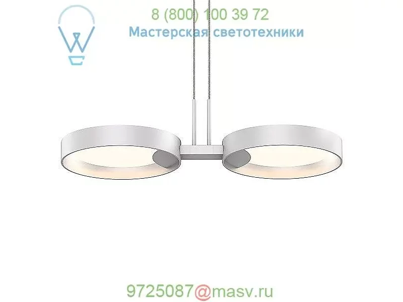 Light Guide Ring 2-Light LED Pendant Light SONNEMAN Lighting 2653.25A, светильник