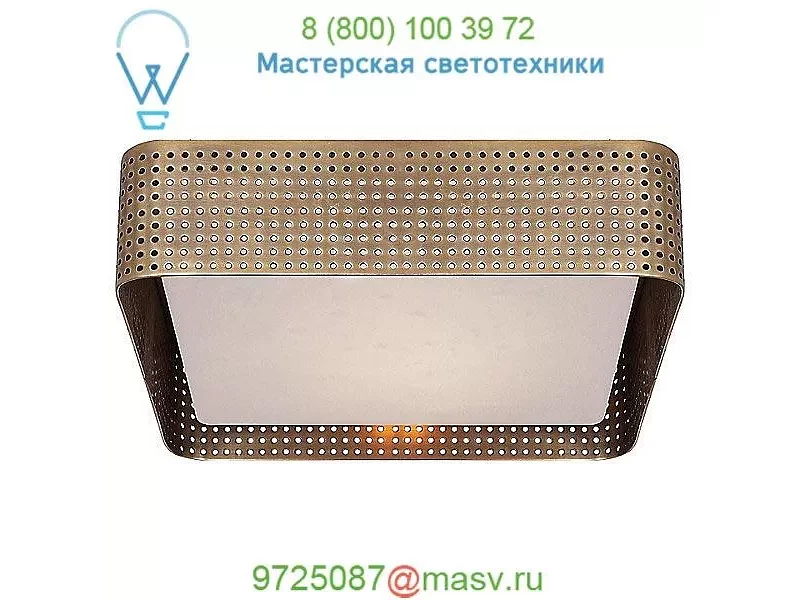 Visual Comfort Precision Flush Mount Ceiling Light (Brass) - OPEN BOX, светильник