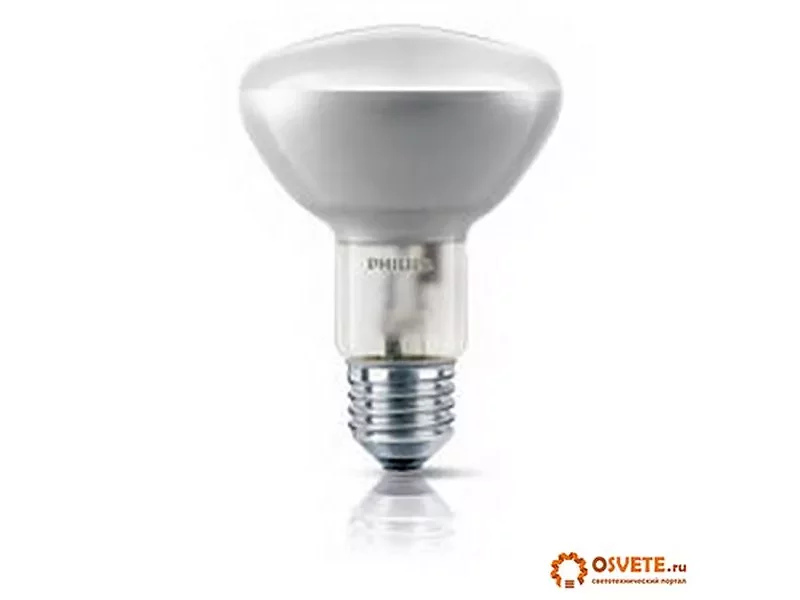 Лампа Philips EcoClassic30 42W E27 R80 25D