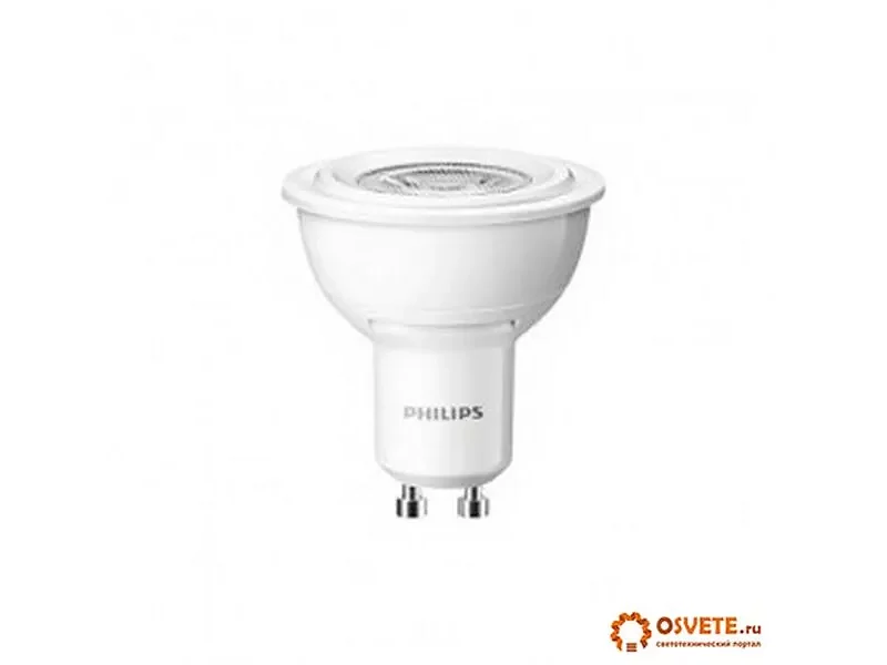 Светодиодная лампа Philips LEDspotMV 4-35W GU10 WH
