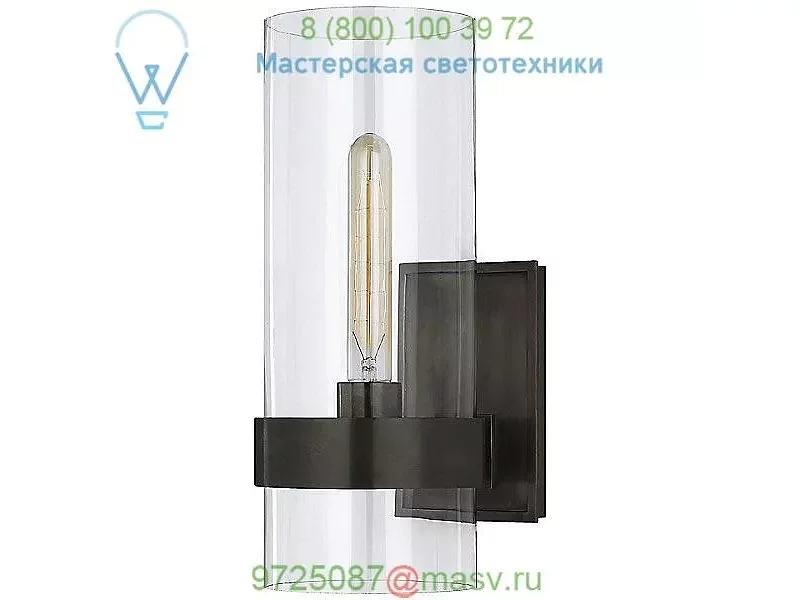 Visual Comfort S 2166BZ-CG Presidio Bathroom Wall Light, настенный бра