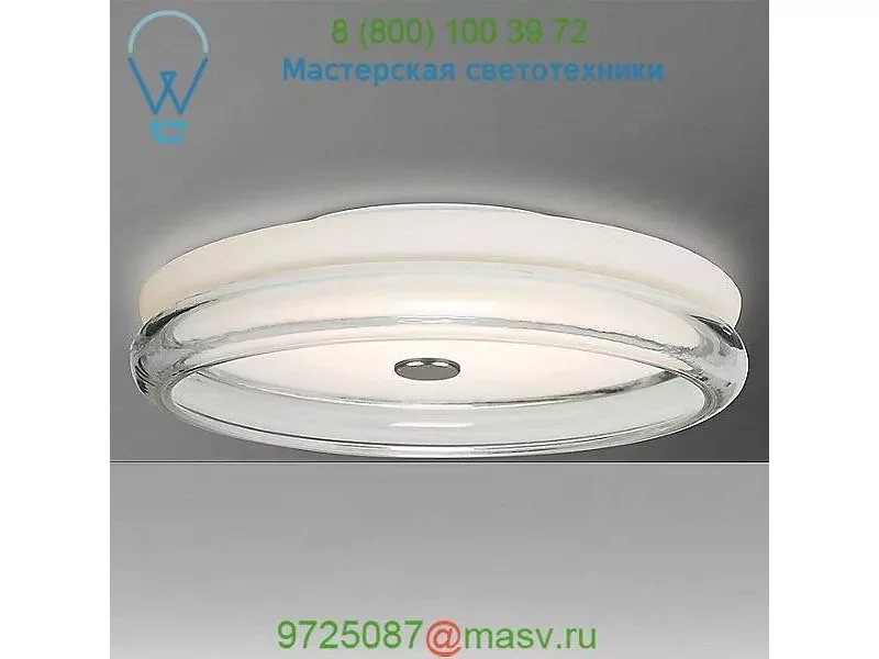 Topper 12 Flush Mount Ceiling Light Besa Lighting TOPPER12CLC-HAL, светильник