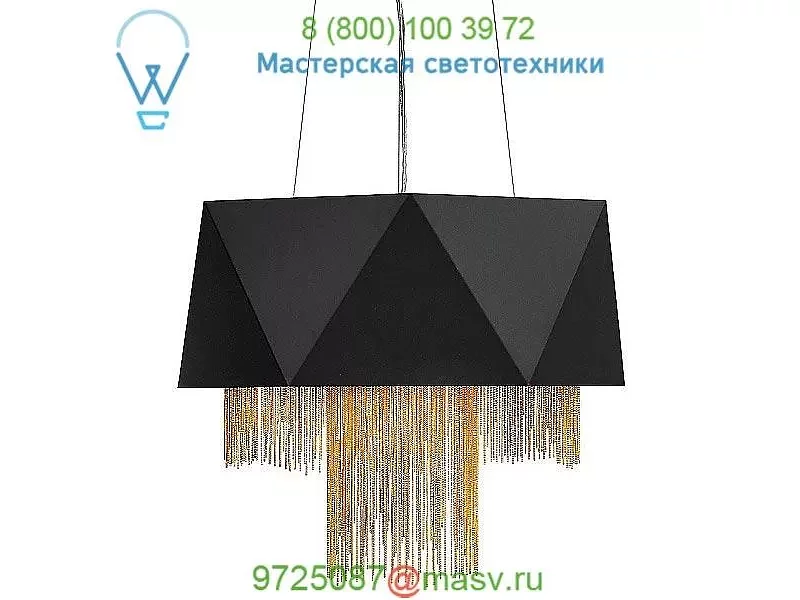 FR32804SBK Fredrick Ramond Zuma Single Tier Chandelier, светильник