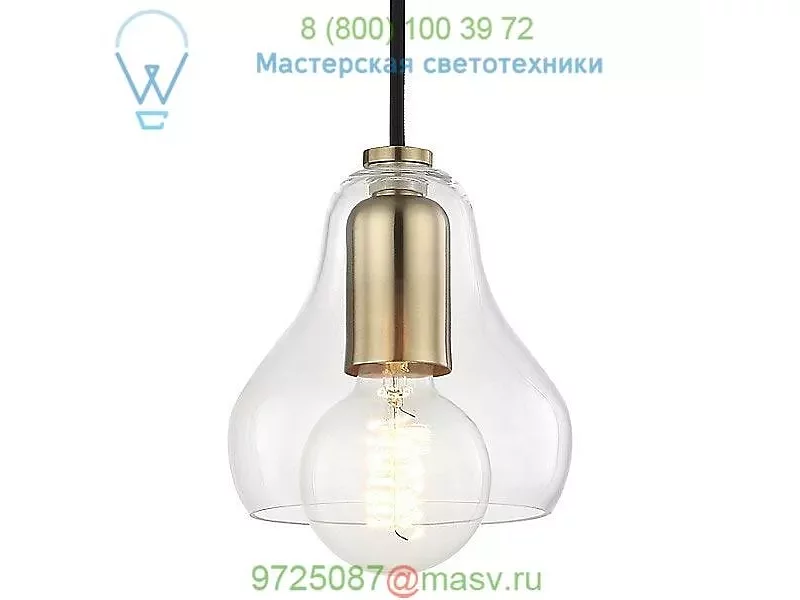 Mitzi - Hudson Valley Lighting Sadie Mini Pendant Light H104701S-AGB, светильник