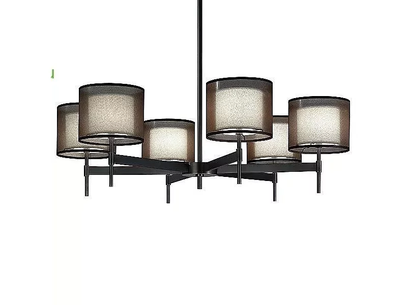 Saturnia 6-Light Chandelier Robert Abbey Z2188, светильник