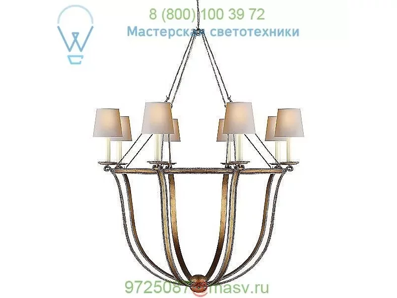 Visual Comfort CHC 1577AI-NP Lancaster 8-Light Chandelier, светильник
