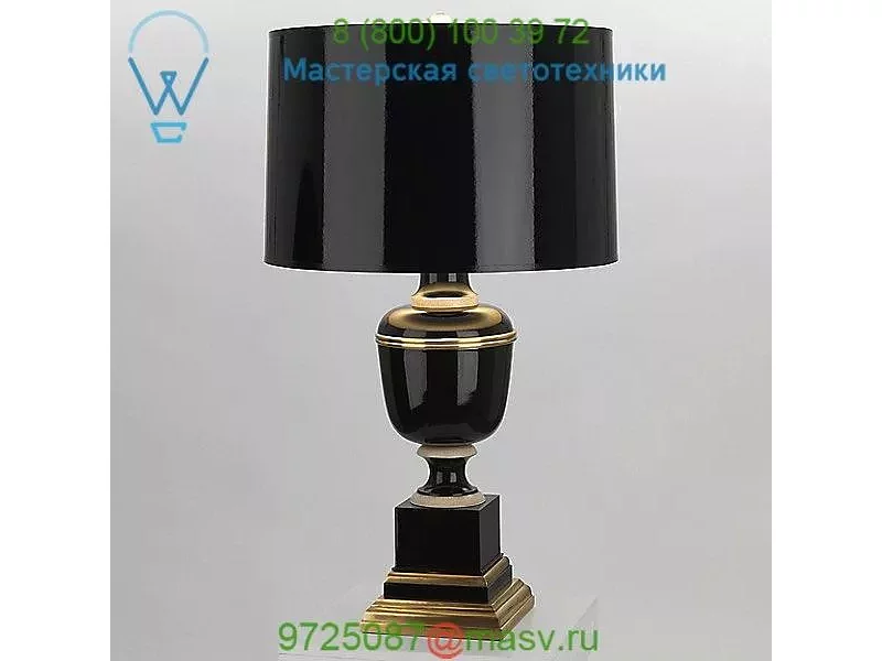 Annika Table Lamp (Black with Black Painted/Large) - OPEN BOX Robert Abbey OB-2503, опенбокс