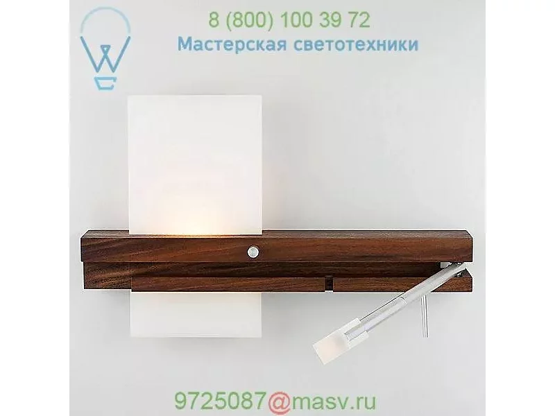 Cerno 03-120-LC Levo LED Bedside Sconce and Reading Light w/ USB Charger, бра