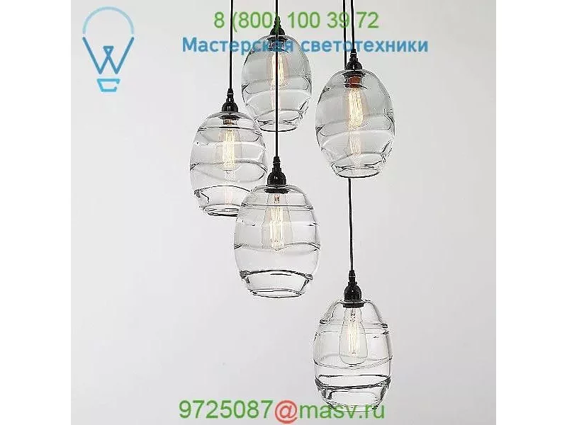 CHB0035-03-FB-OC-C01-E2 Ellisse Multipoint Pendant Light Hammerton Studio, светильник