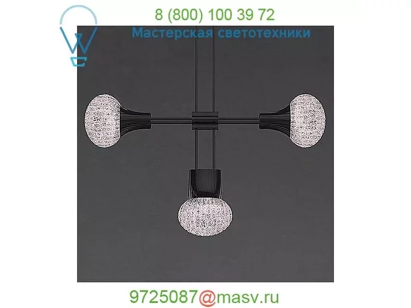 SONNEMAN Lighting Suspenders 24 Inch 1 Tier Tri Bar 6 Light LED Suspension System S1C24K-JR18XX6
