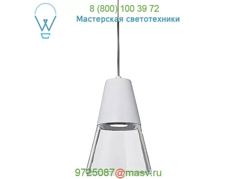 Besa Lighting Timo 6 Mini Pendant Light (Clear/White/Nickel) - OPEN BOX RETURN, светильник