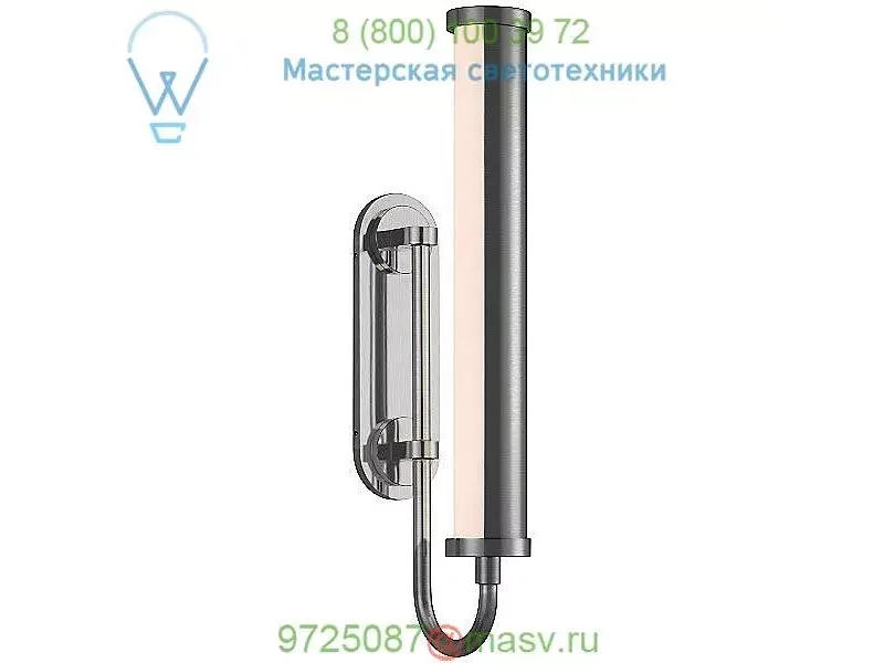Bauhaus Revisited Rohr Short LED Wall Sconce SONNEMAN Lighting 2490.01, бра