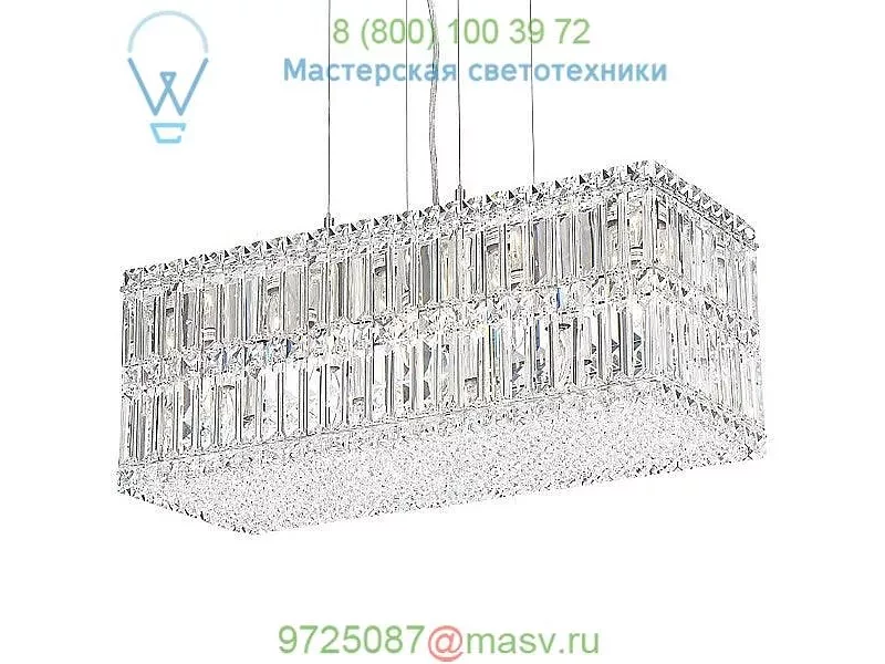 Schonbek Lighting 2283S Quantum Blocks Rectangle Linear Suspension Light, светильник