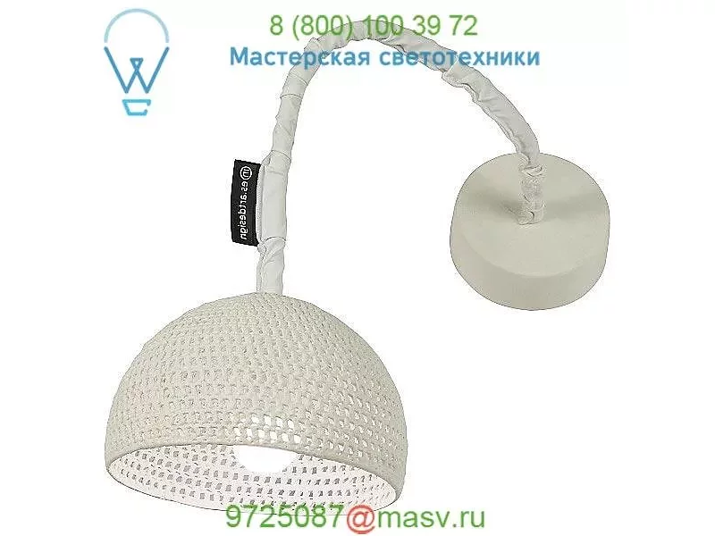 In-Es Art Design TRAMA-A1-WALL-BLACK Trama A1 Wall Sconce, бра